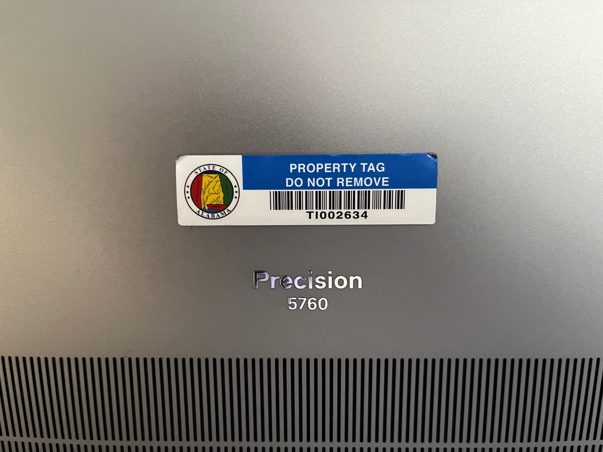 an alabama state property tag